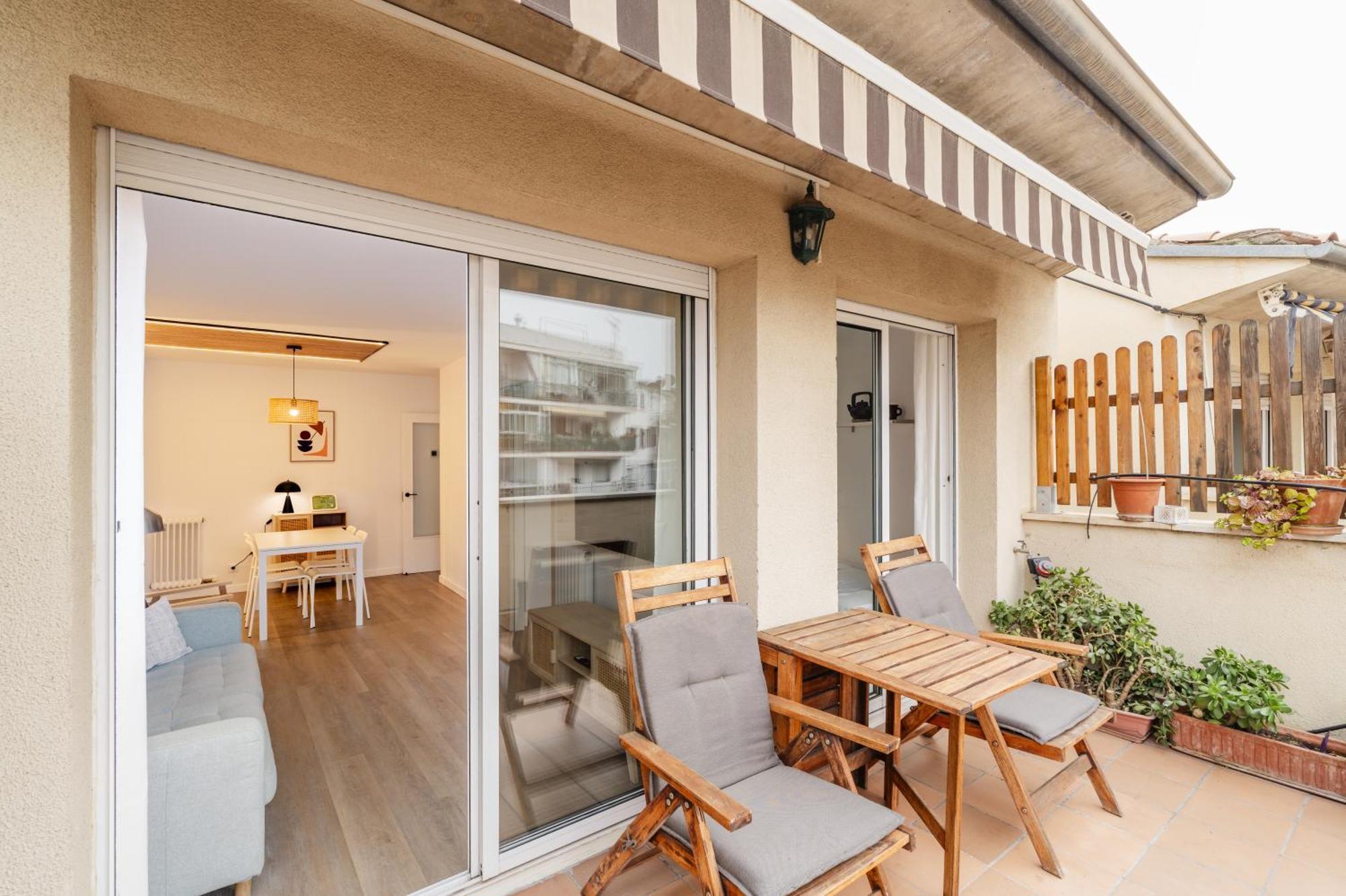 Apartamento con dos grandes terrazas Gerona Exterior foto